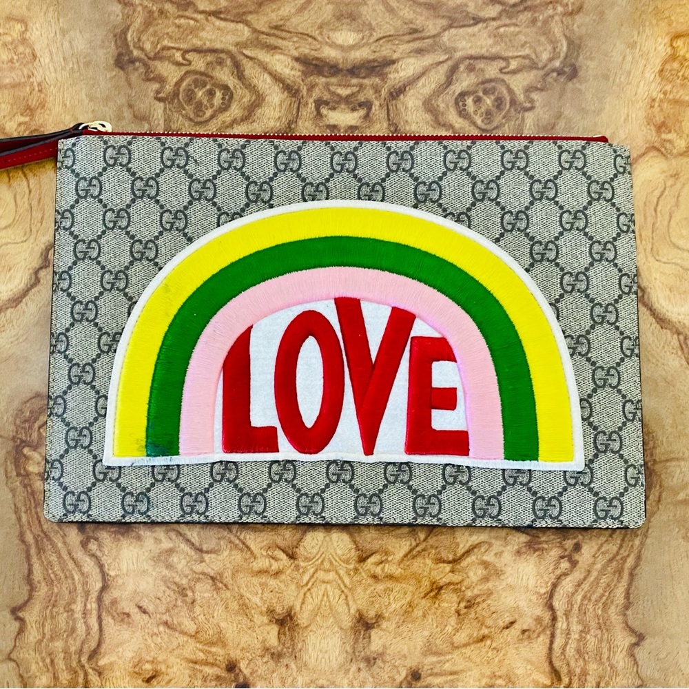 Large Gucci Love Pouch
